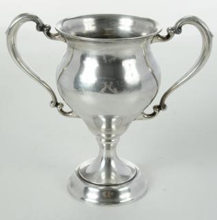 Appraisal: Two Handle Sterling Urn late th early th century urn