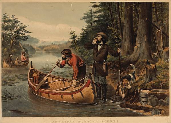 Appraisal: Currier amp Ives American Hunting Scenes An Early Start G