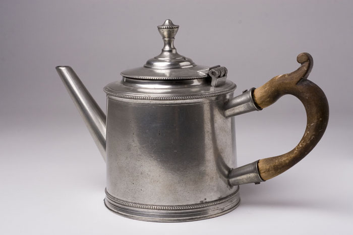 Appraisal: PEWTER TEAPOT WILLIAM WILL - Philadelphia Pennsylvania - Maker's mark