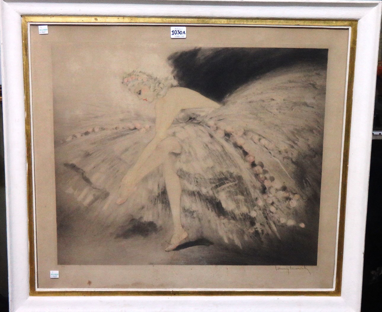 Appraisal: Louis Icart - Ballerina etching signed in pencil with windmill