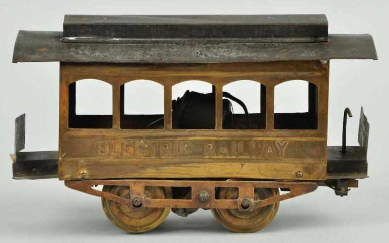 Appraisal: Carlisle Finch Electric Railway Train Trolley Description -inch gauge Five