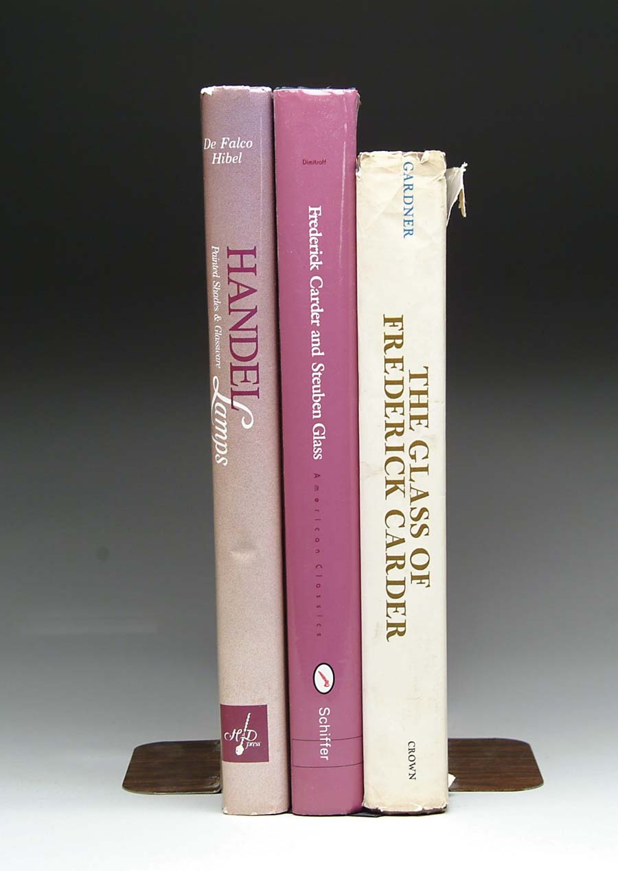 Appraisal: SIX GLASS AND LAMP REFERENCE BOOKS Lot includes The Lamps