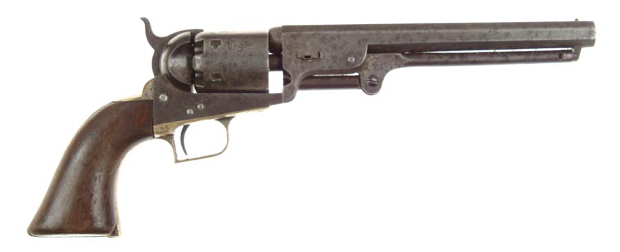 Appraisal: EXTREMELY RARE FIRST TYPE COLT MODEL NAVY REVOLVER SN matching