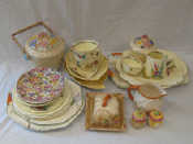 Appraisal: A quantity of vintage ceramics including a Brentleigh ware butter