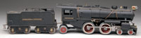 Appraisal: AMERICAN FLYER STANDARD GAUGE LOCOMOTIVE AND TENDER Ives engine and