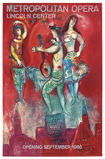 Appraisal: MARC CHAGALL after Carmen Color lithograph x mm x inches