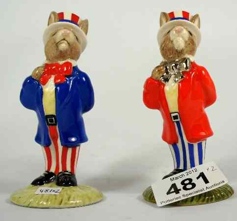 Appraisal: Royal Doulton Bunnykins Figures Uncle Sam DB USA New Colourway