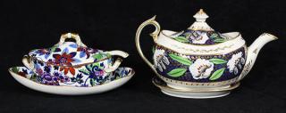 Appraisal: lot of Early Coalport Spode porcelain group comprising a Coalport