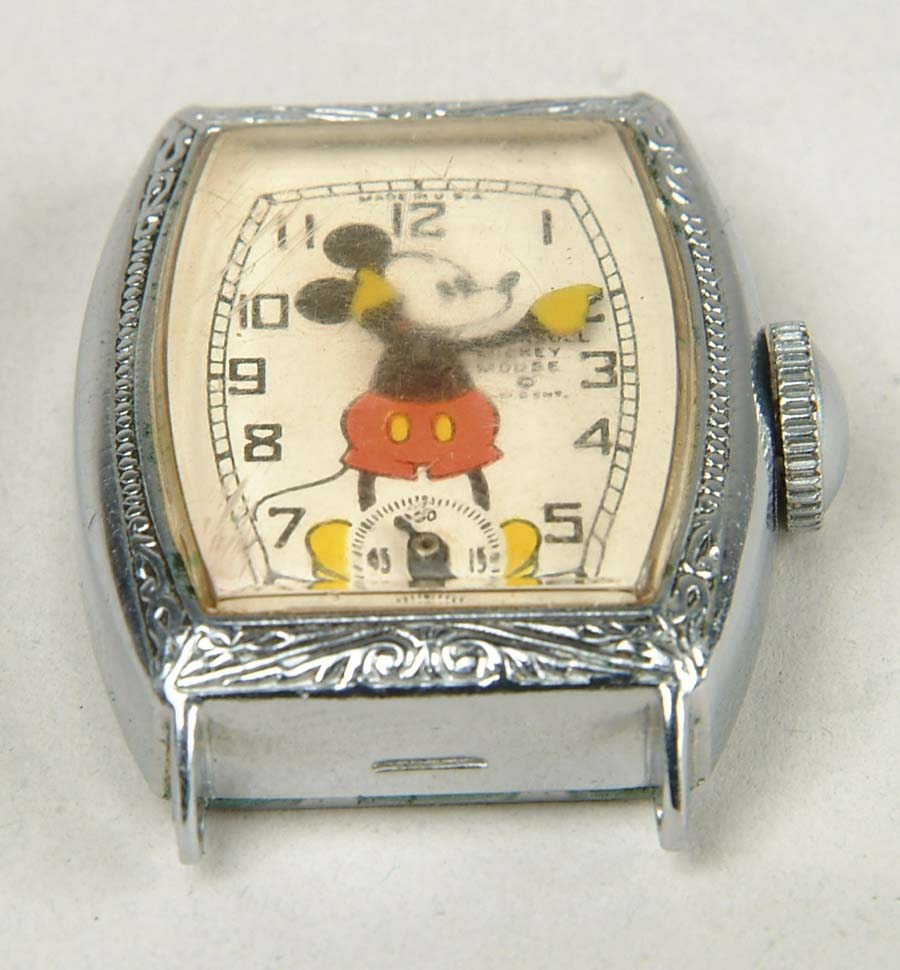 Appraisal: MICKEY MOUSE WRISTWATCH Face marked Ingersoll W D Enterprises Vintage