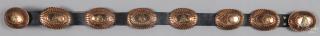 Appraisal: Greg Lewis Laguna Pueblo New Mexico concha belt with eight