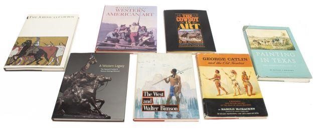 Appraisal: lot of Books on western Native American and cowboy art