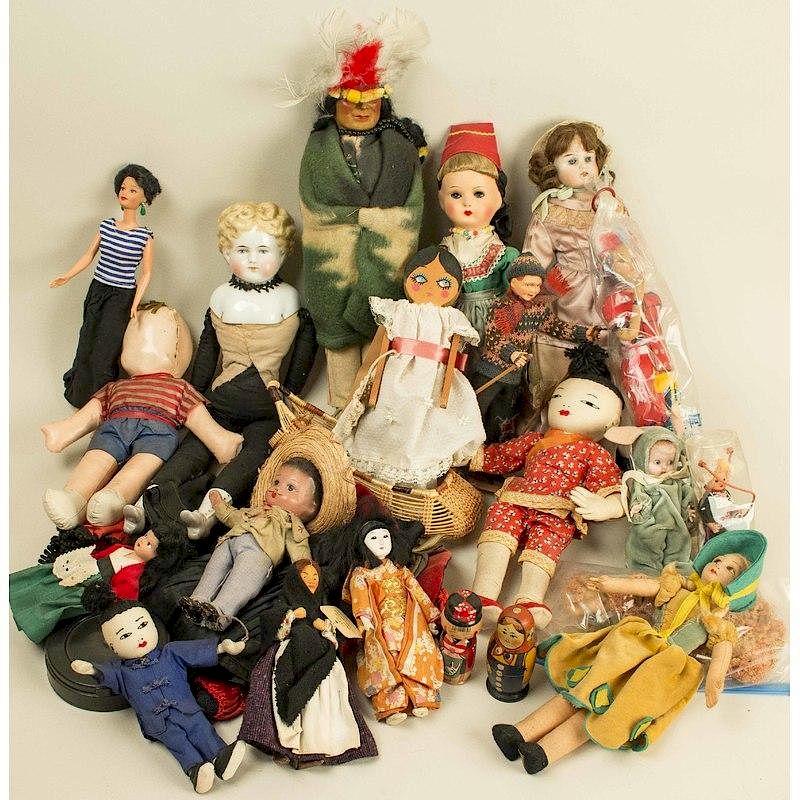 Appraisal: Lot of pcs World Ethnic Dolls Lot of assorted world