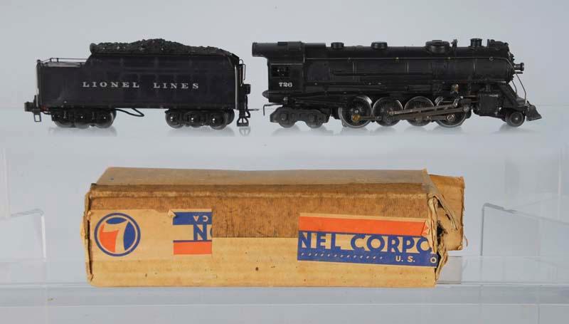 Appraisal: Lionel Pre-War O-Gauge Engine Tender with Description Includes engine with