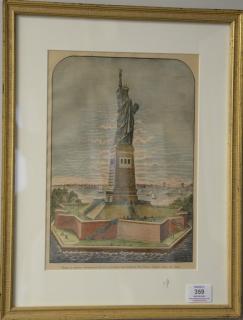 Appraisal: Group of ten lithographs engravings and prints to include State