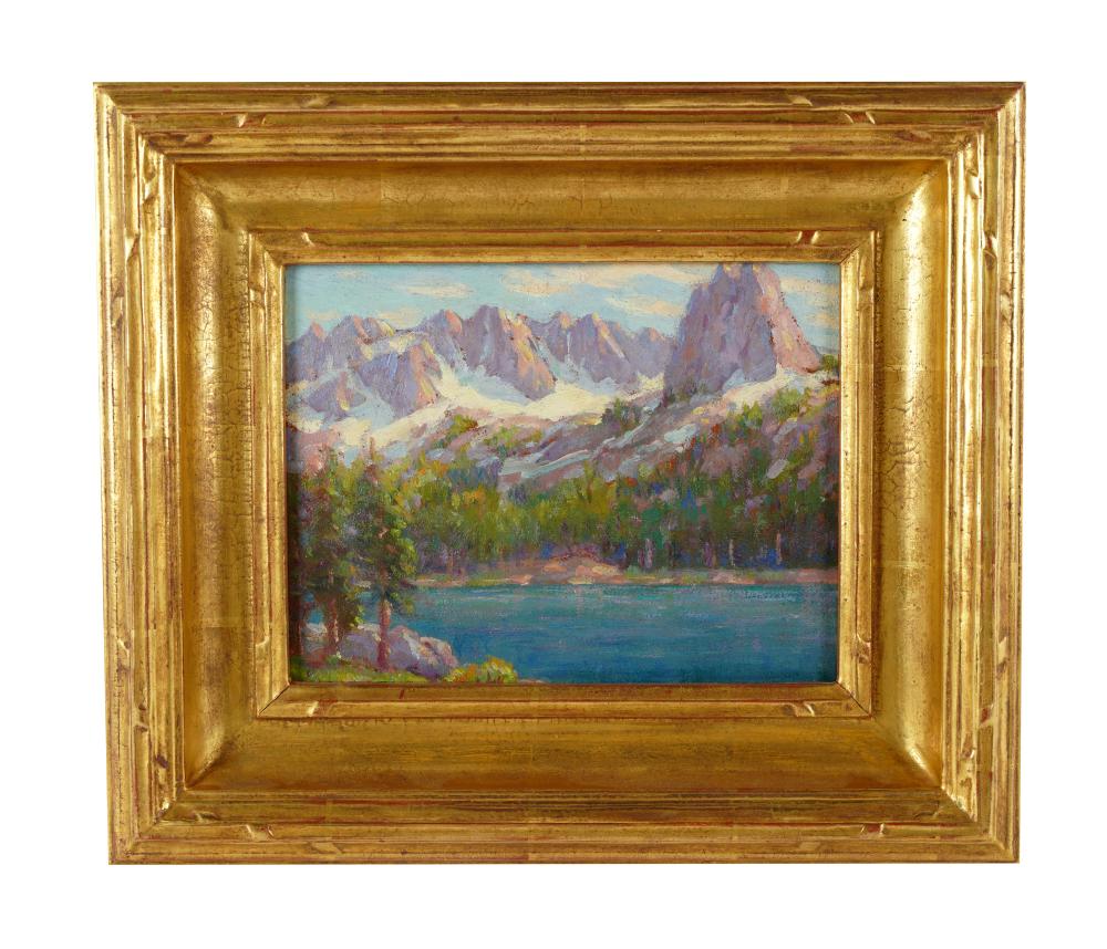 Appraisal: FREDERICK CARL SMITH - SIERRA NEVADA LAKEoil on board unsigned