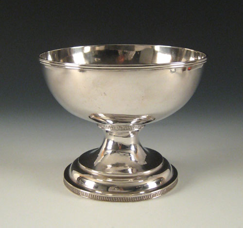 Appraisal: Philadelphia silver bowl ca bearing the touch of Thomas Whartenby