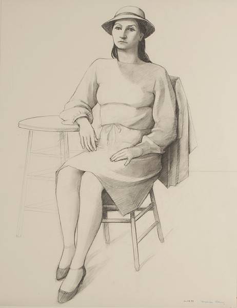 Appraisal: n a William Theophilus Brown American born Untitled Seated Woman