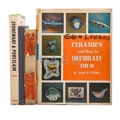 Appraisal: GLEN LUKENS - Thirty assorted books and magazines about ceramics