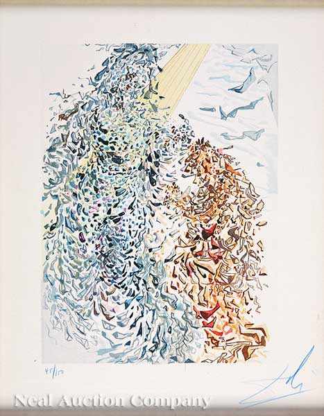 Appraisal: Salvador Dali Spanish - c four color woodblock prints from