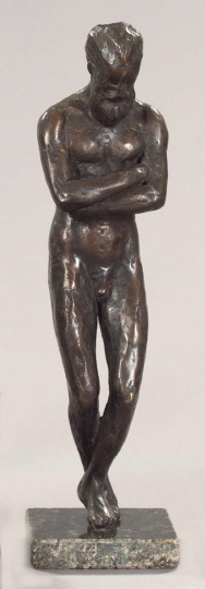 Appraisal: Thomas Bruno American b Active Louisiana patinated bronze figure of