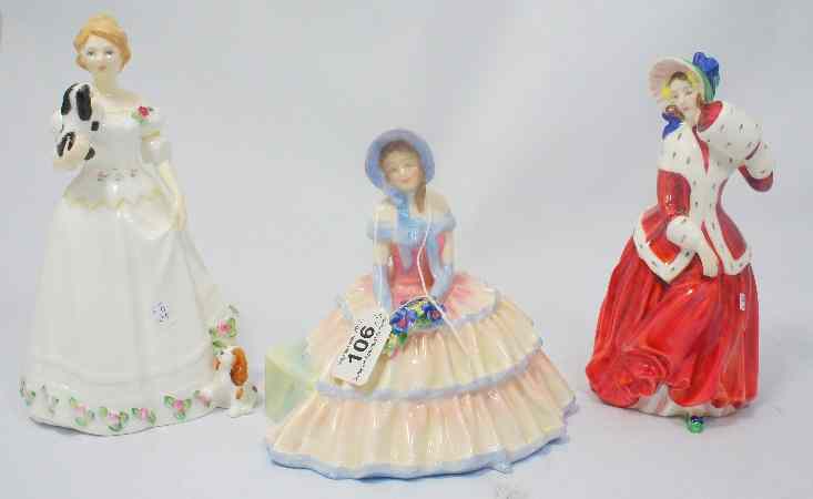 Appraisal: Royal Doulton Figures Christmas Morn HN Take me Home HN