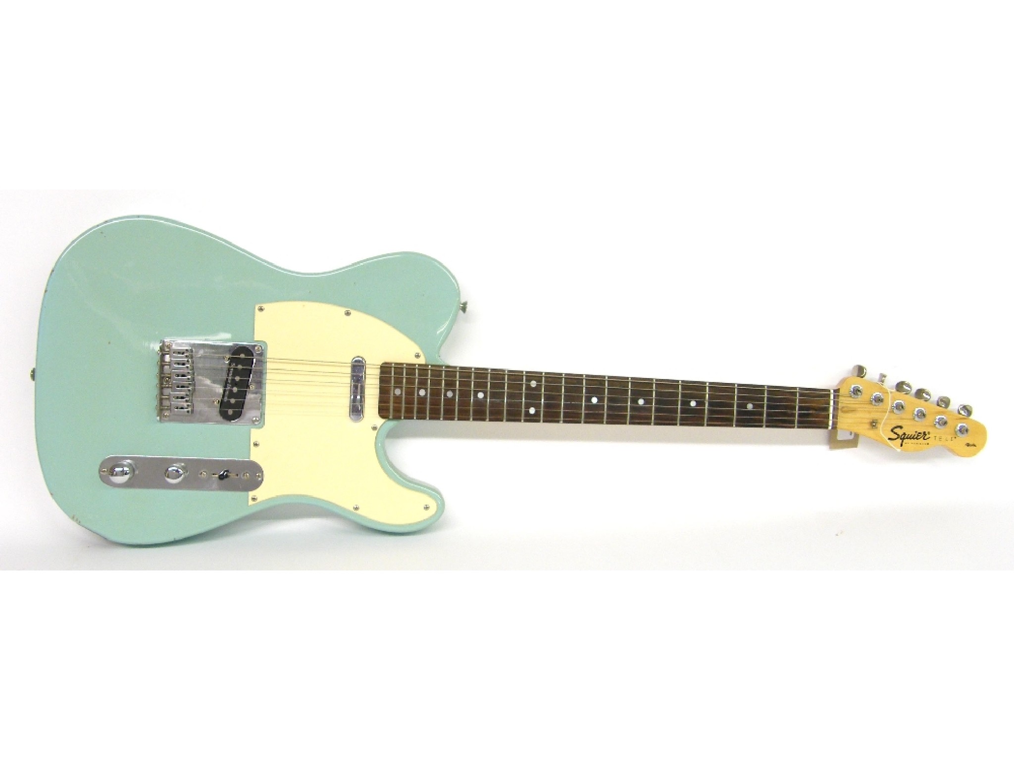 Appraisal: Squier by Fender Affinity series Telecaster electric guitar pale blue