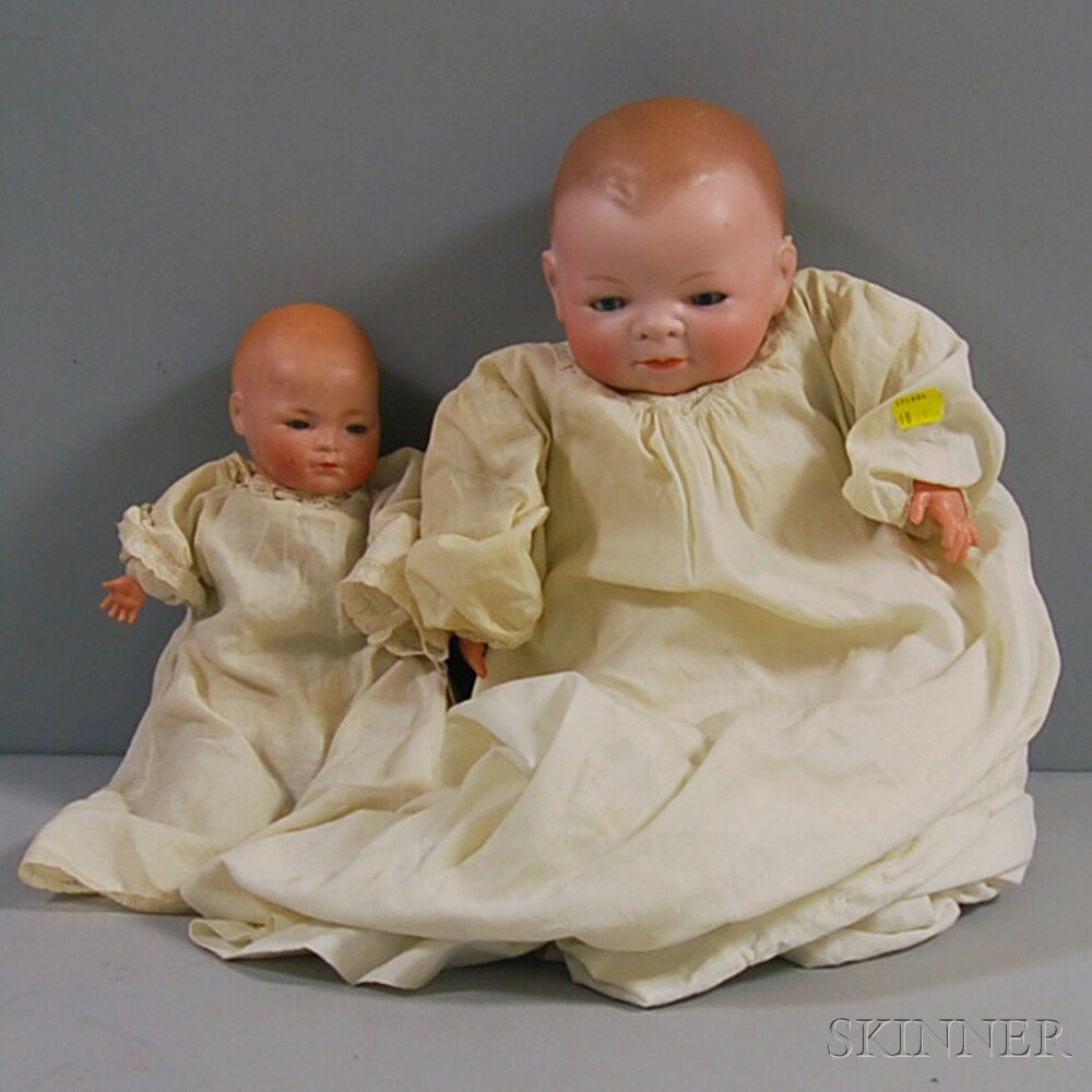 Appraisal: Two Bisque Baby Dolls Bye-Lo and SHPB Germany both with