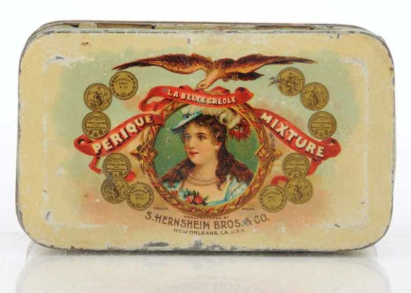 Appraisal: Perique Mixture Tobacco Tin Description Scarce larger size variation LaBelle