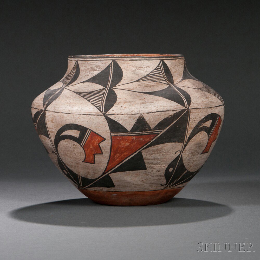 Appraisal: Acoma Polychrome Jar c first quarter th century with a