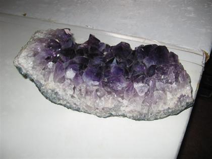 Appraisal: Amethyst quartz specimen L in PROVENANCE From a Philadelphia restaurant