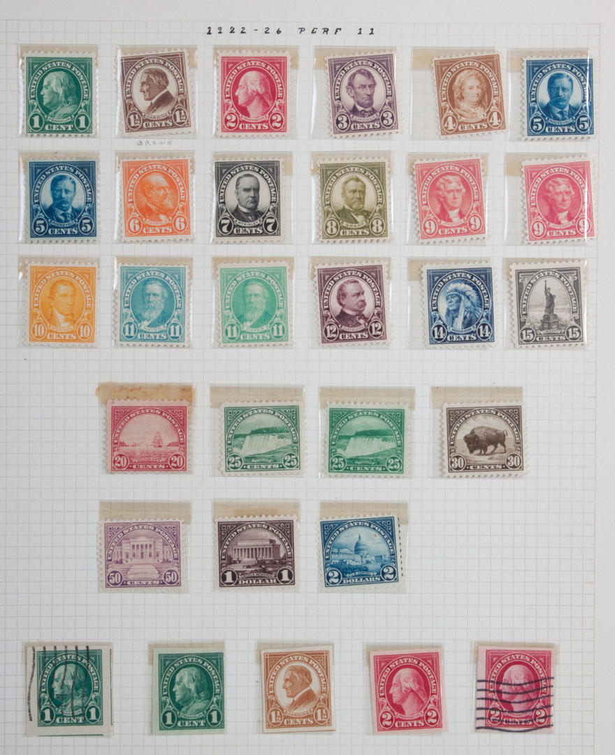 Appraisal: United States Bureau definitives -' selection of items mint and