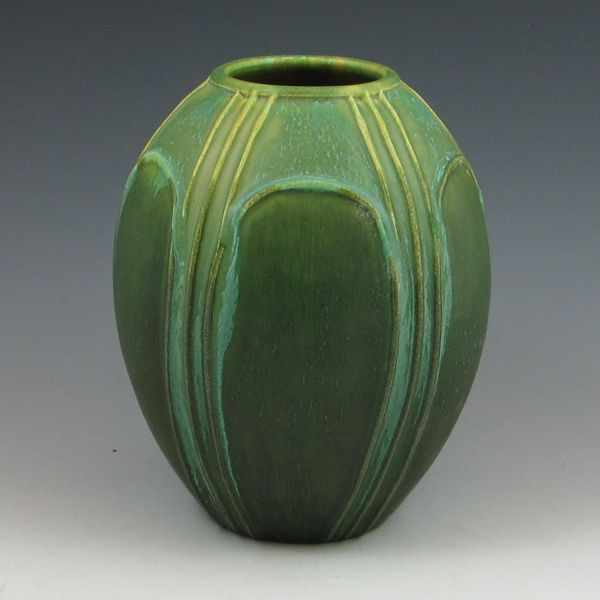 Appraisal: Door Pottery Venice Vase in Northern Lights Green Marked with