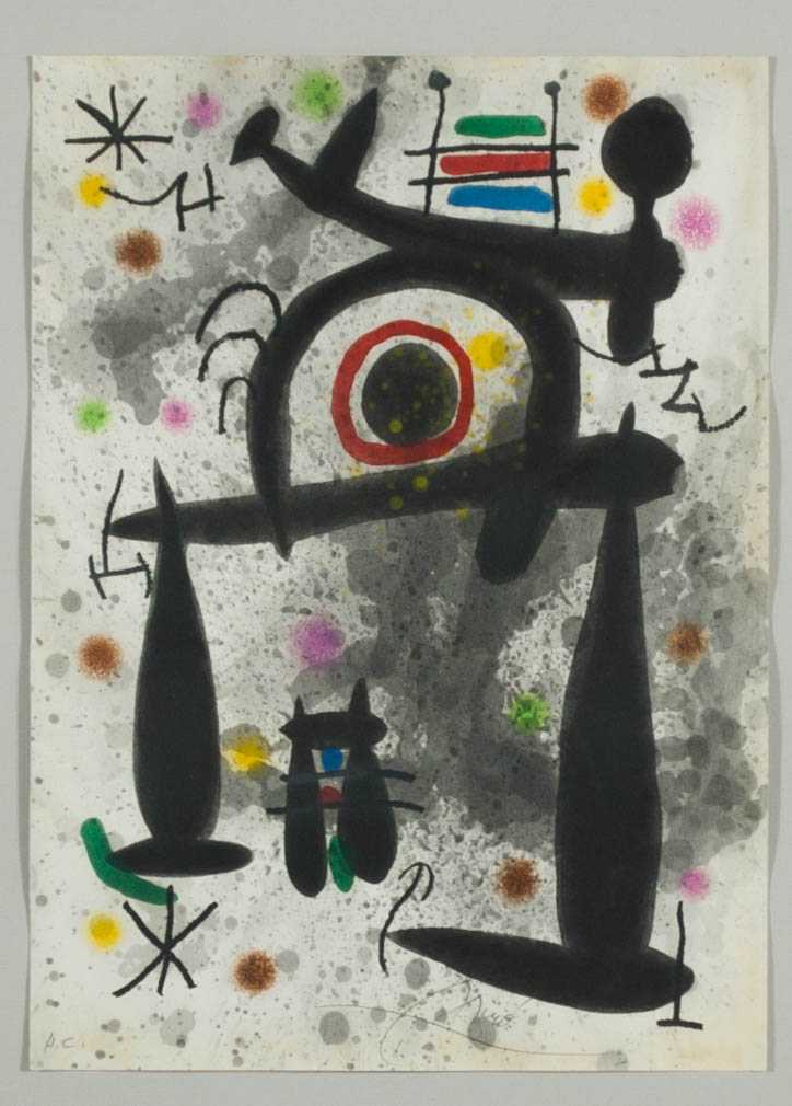 Appraisal: JOAN MIRO ETCHING AND AQUATINT Spain France - From Le