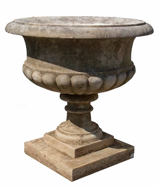 Appraisal: An Italian Neoclassical style marble urn early th century height