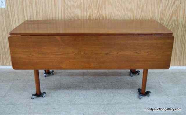 Appraisal: Vintage Danish Teak Wood Drop Leaf Dining TableFrom the estate