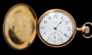 Appraisal: Hunting Cased Waltham Pocket Watch Hunting Cased Waltham Pocket Watch