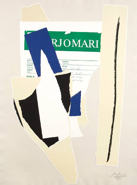 Appraisal: Robert Motherwell American - America - La France Variations IX