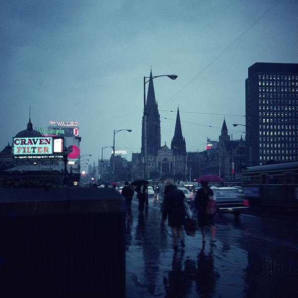 Appraisal: ANGUS O'CALLAGHAN BORN Princes Bridge Evening archival print on rag