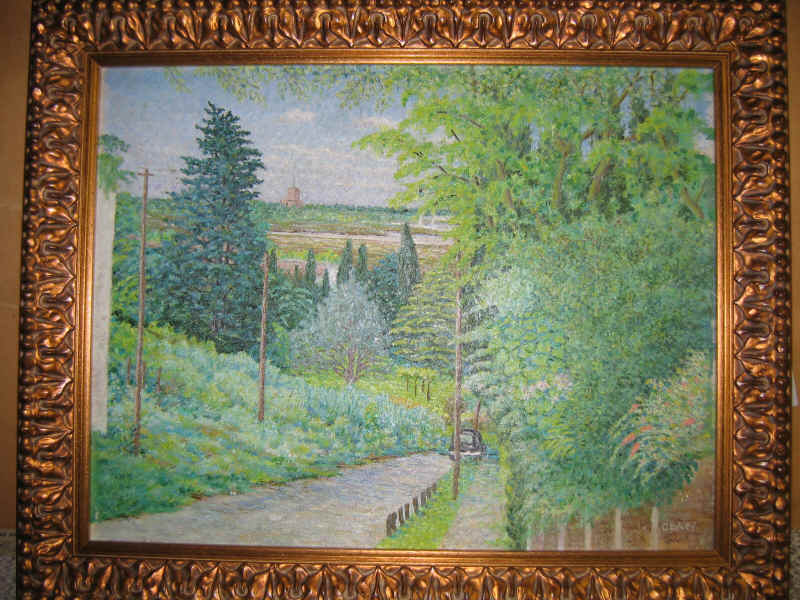 Appraisal: ATTR TO WILLIAM HENRY CLAPP AMERICAN - Verdant country road