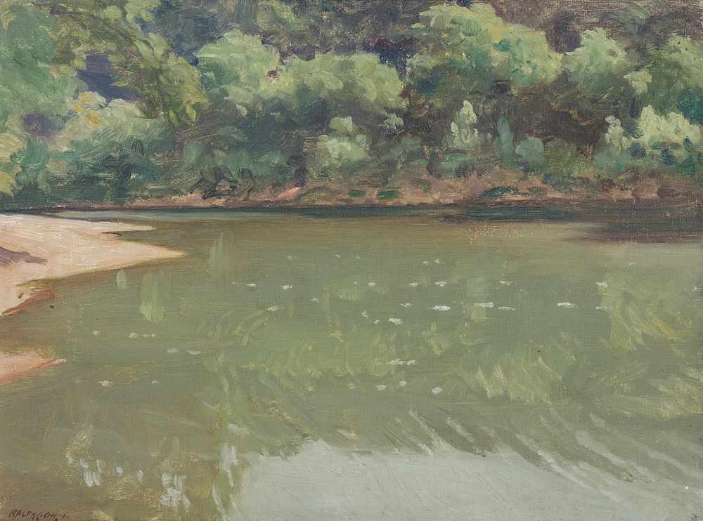 Appraisal: Ralph Ott American - Sunlight on the Meramec Ralph Ott