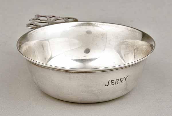 Appraisal: A Kirk Sterling Silver Porringer S Kirk Son Baltimore mid-