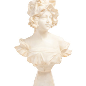 Appraisal: Giovanni Pinotti Cipriani th th Century Bust of a Lady