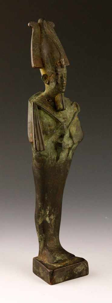 Appraisal: - Egyptian Style Figure of a King Bronze Egyptian style