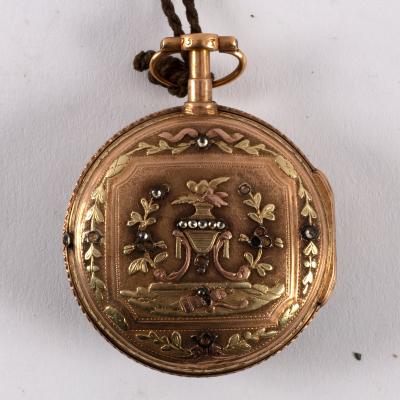 Appraisal: A French gold verge pocket watch by Isaac Poret Fils