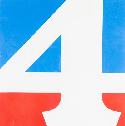 Appraisal: Robert Indiana Screenprint The American Four Robert Indiana American -