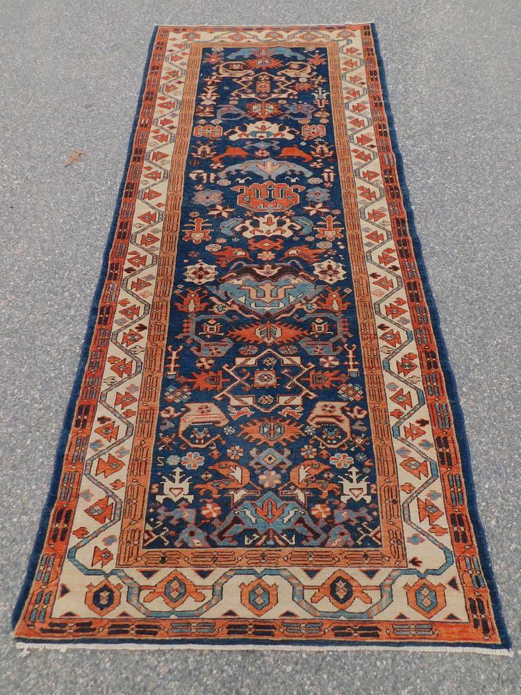 Appraisal: NW PERSIAN RUNNER CARPET Fine antique Northwest Persian hall runner