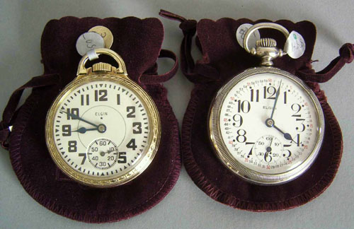 Appraisal: Elgin Father Time Defiance -jewel pocket watch together with an