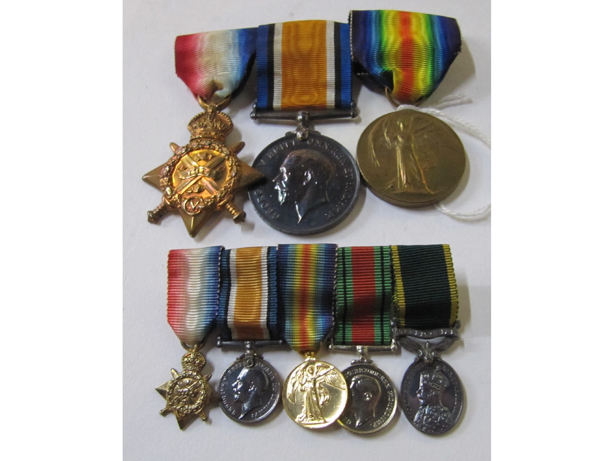 Appraisal: A lot comprising a WWI group of three including a