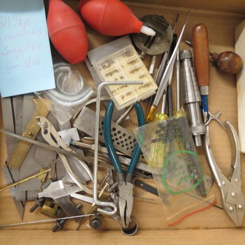 Appraisal: Box Lot of Jewelers Tools and Parts