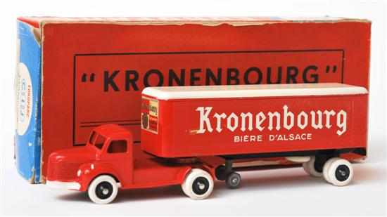 Appraisal: CIJ Europarc Transformateur Berliet 'Kronenbourg' red cream detail and roof